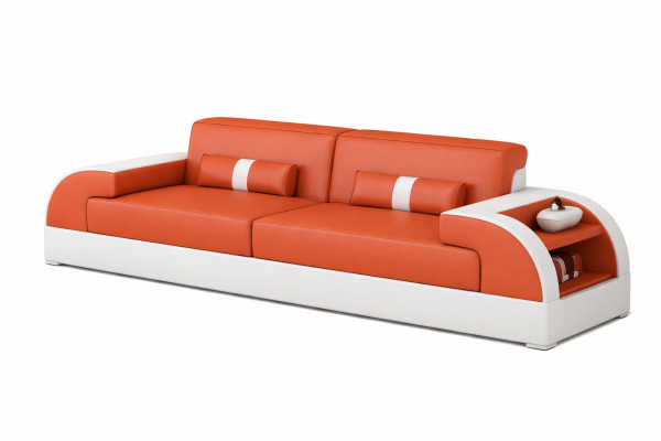 Ontwerp Bank Bank Beklede Banken Bankstellen Zitcombinatie Lederen 3-zits