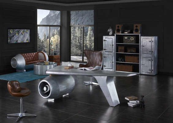 Vliegtuig vleugel bureau bureau tafel Aviator ontwerp luxe meubels
