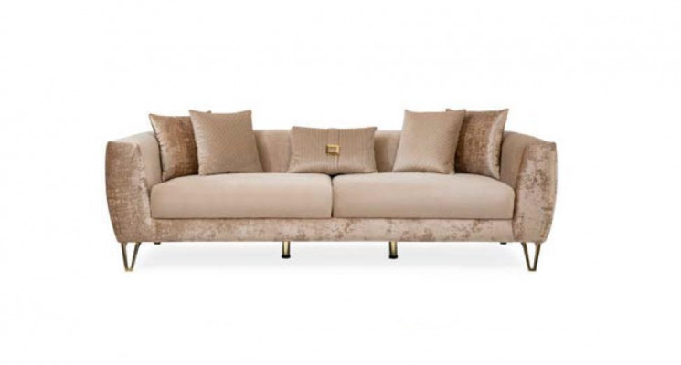 Luxe bankstel 3-delig set meubels bank bankstel compleet sets stof