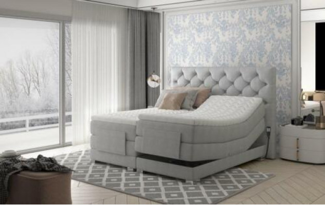 Luxemeubels Moderne bedden Gestoffeerde bedframes Slaapkamerdesign 180x200