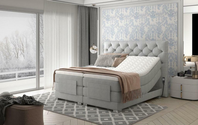 Luxemeubels Moderne bedden Gestoffeerde bedframes Slaapkamerdesign 180x200