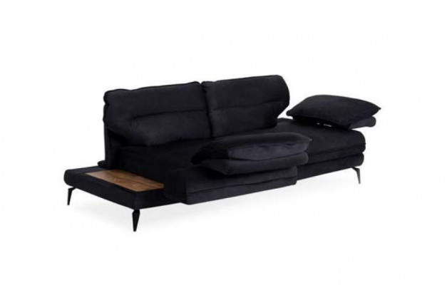 Luxe bank meubels bankstellen banken 3-delig set salonstel stoffen.