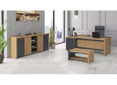 Kantoormeubels Bureau Ladekast Salontafel Luxe meubels 3 delig