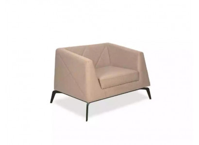 Beige luxe fauteuil kantoormeubilair gestoffeerde fauteuil kantoormeubelen