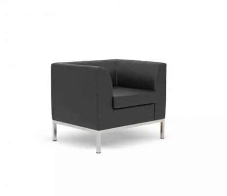 Fauteuil Kantoor Thuiswerkplek Meubels Textiel Nieuw Zwart Zitting Luxe Meubels