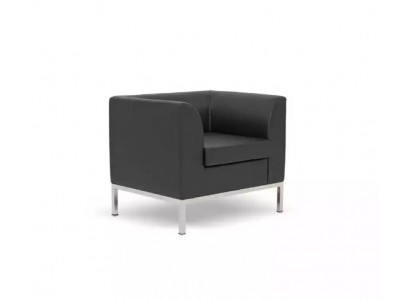 Fauteuil Kantoor Thuiswerkplek Meubels Textiel Nieuw Zwart Zitting Luxe Meubels