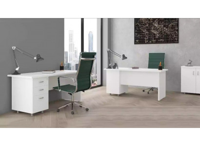 Bureau Wit Luxe Kantoor WerkplekKantoor meubilair Tafel Bureaus