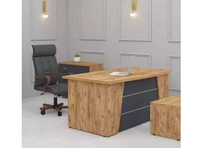 Bureau kantoor meubels werkkamer hout computertafel kantoor tafel