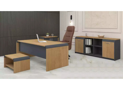 Grote werkkamerset Bureau Ladenkast salontafel Compleet