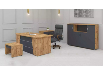 Modern compleet set kantoormeubelen luxe 4-delige set