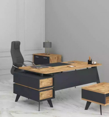 Moderne kantoorschrijftafel, directeur tafel, thuiskantoormeubelen, kantoordesign