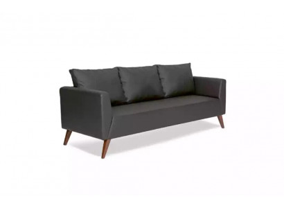 Designer bank Zwarte bank Kantoor meubelen Luxe thuiskantoor meubelen