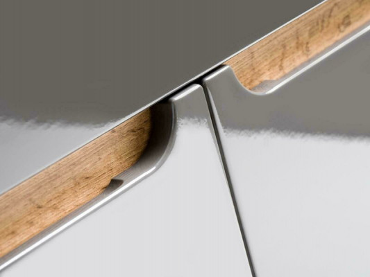 Grijze wastafel met onderkast Hoogwaardige wastafels