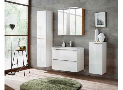 Ontwerp Badkamermeubelen Bad 4-delig Set Deco Garnituur Kast Wastafel