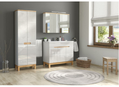 Ontwerp badkamer meubels bad set set kast wastafel badkamermeubelsets 3-delig.