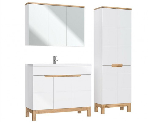 Ontwerp badkamer meubels bad set set kast wastafel badkamermeubelsets 3-delig.