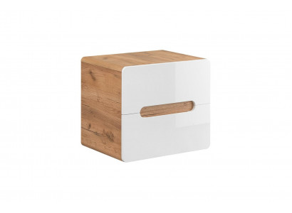 Hangkast Kast Plank Eik Wit Apotheekrekken Wandkast
