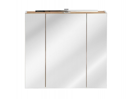 Spiegelkast Wandkast Badkamerkast met spiegel 80 cm Decoratieve LED