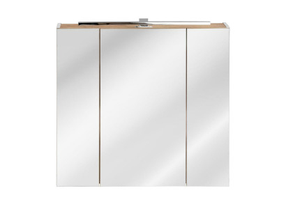 Spiegelkast Wandkast Badkamerkast met spiegel 80 cm Decoratieve LED