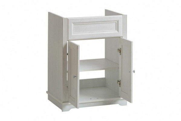 Badkamermeubels in antieke stijl met wastafel voor landelijke badkamer 60cm wastafel