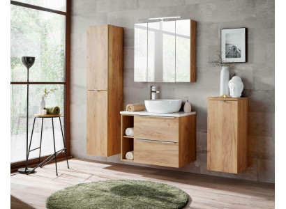 Ontwerp Badkamermeubels Bad 5-delig Set Garnituur Kast Decoratie Wastafel