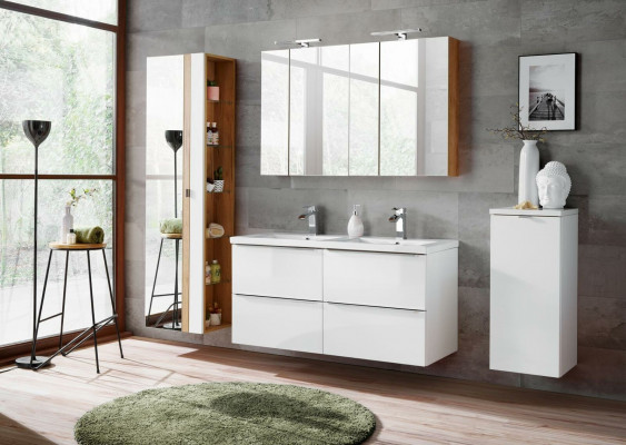 Ontwerp badkamer meubels Bad 6-delig set garnituur kast decoratie wastafel.