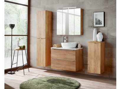 Ontwerp badkamermeubels Bad 4-delige set Garnituur Kast Wastafel