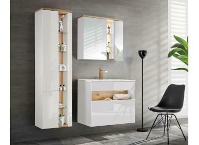 Ontwerp badkamermeubels Bad 3-delig set decoratiekast wastafel