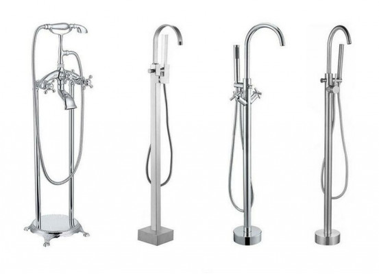 Keramische wastafel, witte wastafelopzet.