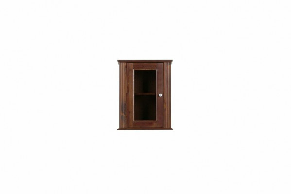 Apotheken badkamer badkamermeubel rek kast bruin kasten hout