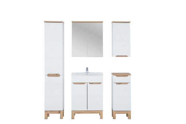 Ontwerpmeubels Wastafel Badkamer Badset Meubilair Kast Badmeubelsets 5-delig.