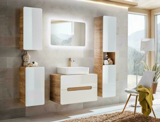 Ontwerp badkamer meubels bad 5-delige set badkamermeubel wastafel