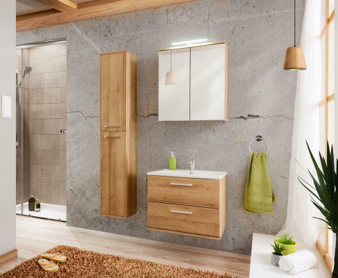 Ontwerp badkamermeubels Bad 3 delig. Decoratieset Garnituur Kast Wastafel