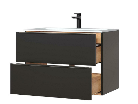 luxe wastafel wastafel onderkast kast bekken wastafels bad 80cm