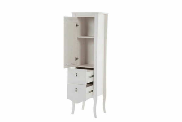 Badmeubels Badkamerkast Houten Hoge kast wit Badkamerkast