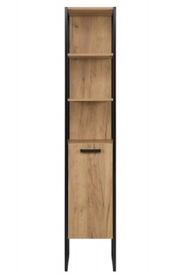 Decoratieve badkamer hoge kast planken badkamerkast badkamermeubels planken bad