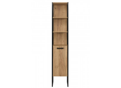 Decoratieve badkamer hoge kast planken badkamerkast badkamermeubels planken bad