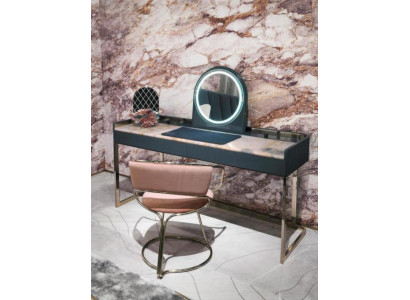 Slaapkamermeubels Kaptafel Designer make-up stoel Luxe houten meubels