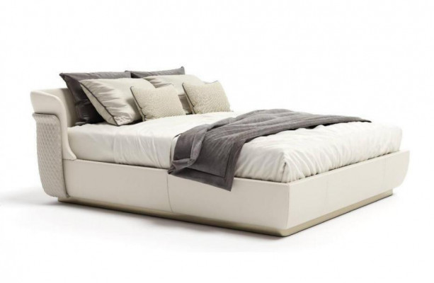 Ontwerper Wit tweepersoonsbed Slaapkamermeubilair Grote familiebedden Bed