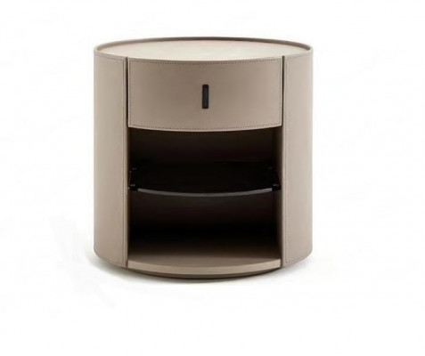 Beige designer nachtkastje Luxe nachtconsole Slaapkamer meubilair Stijl