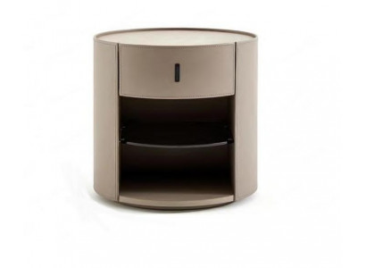 Beige designer nachtkastje Luxe nachtconsole Slaapkamer meubilair Stijl