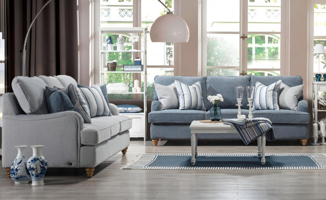 Sofa Driepersoons 2x Woonkamer Luxe Meubels Modern Design Inrichting