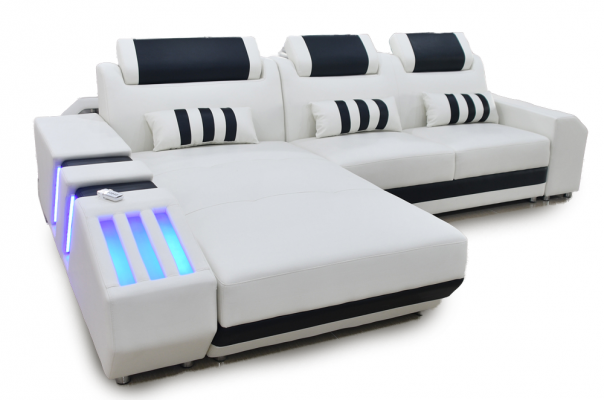 Hoekbank hoekbank bank bekleding stoel woonlandschap set L-vorm