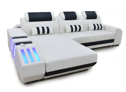 Hoekbank hoekbank bank bekleding stoel woonlandschap set L-vorm