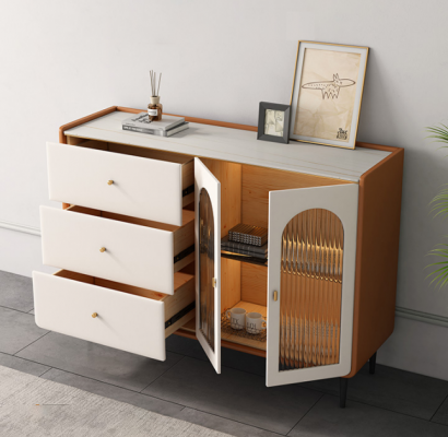 Moderne houten ladekast wit lowboards woonkamerkast nieuw