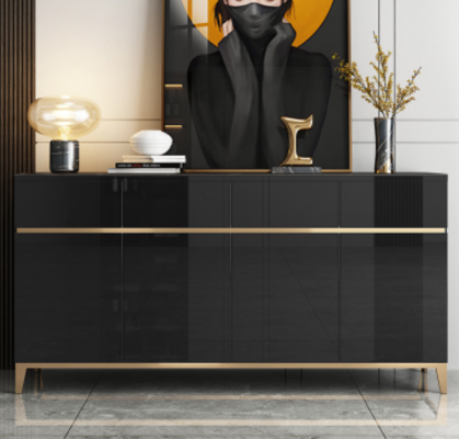 Sideboard Luxe Kast Plank Hout Dressoir Woonkamer Modern Ontwerper