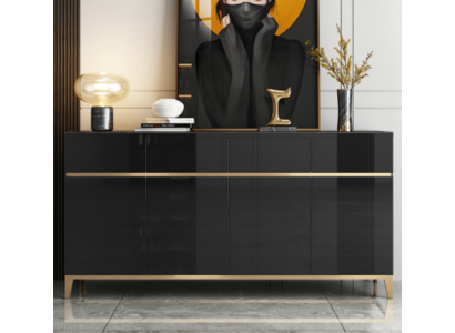 Sideboard Luxe Kast Plank Hout Dressoir Woonkamer Modern Ontwerper