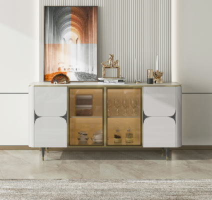 Commode Houten Kasten Dressoir Wit Meubels Sideboard Kast Modern Nieuw