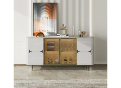 Commode Houten Kasten Dressoir Wit Meubels Sideboard Kast Modern Nieuw