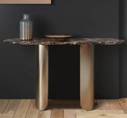 Console tafel Ontwerp Hout Tafel Console tafels Luxe Tafels Sideboard